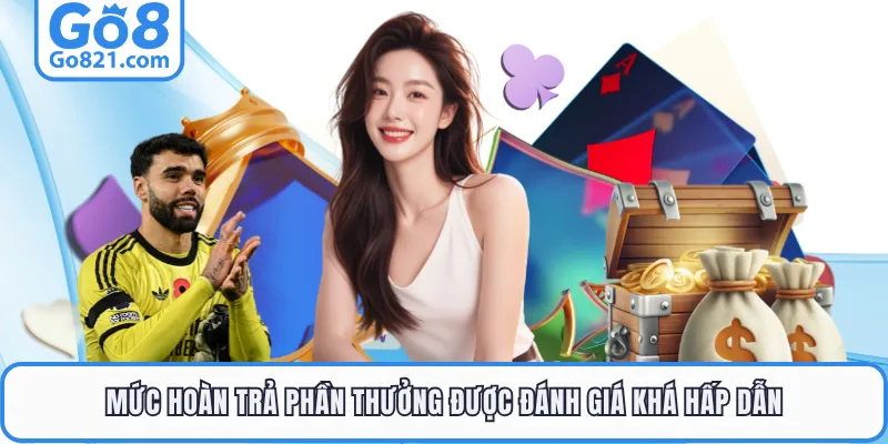 Mức hoàn trả phần thưởng được đánh giá khá hấp dẫn